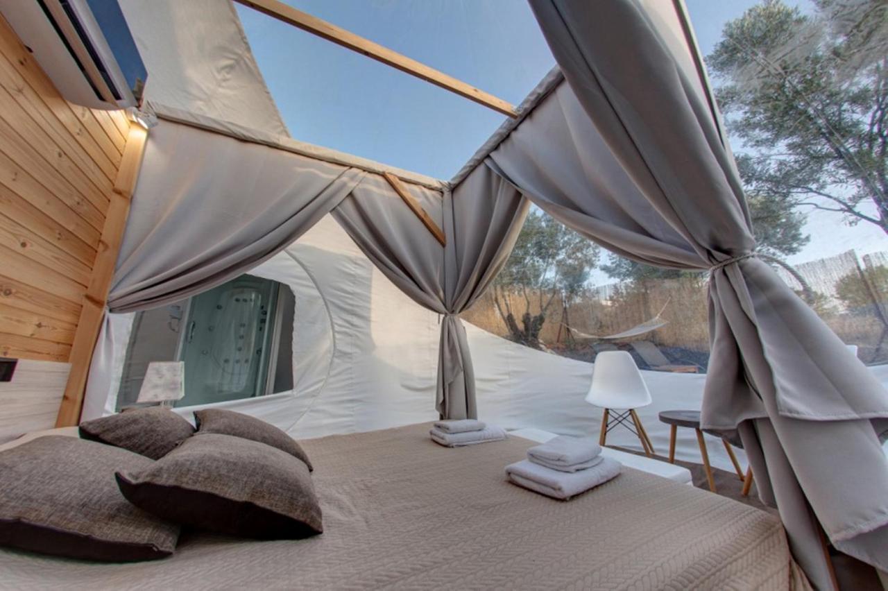 Bubble Tent Hotel Nea Moudania Eksteriør billede