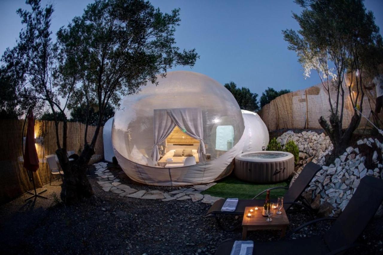 Bubble Tent Hotel Nea Moudania Eksteriør billede
