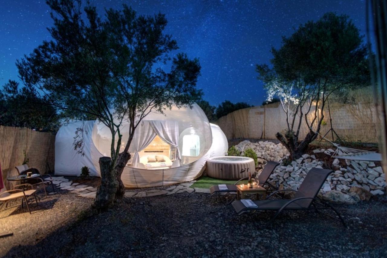 Bubble Tent Hotel Nea Moudania Eksteriør billede